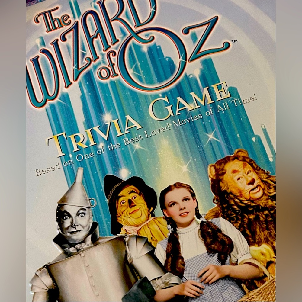 Vintage 1999 Wizard of Oz Trivia Game excellent condition  All time classic